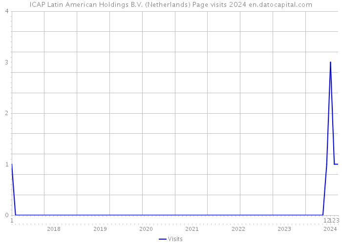 ICAP Latin American Holdings B.V. (Netherlands) Page visits 2024 