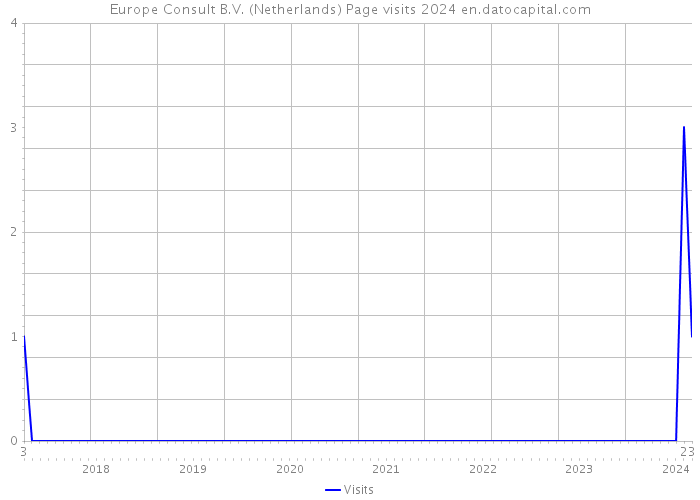 Europe Consult B.V. (Netherlands) Page visits 2024 