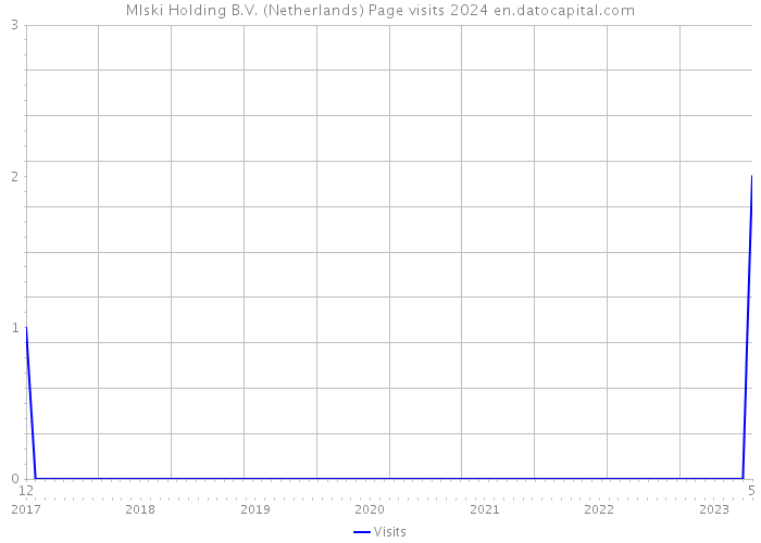 MIski Holding B.V. (Netherlands) Page visits 2024 