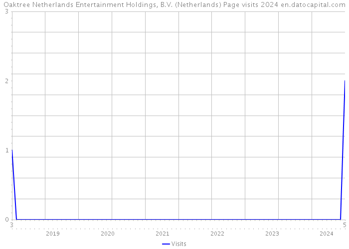 Oaktree Netherlands Entertainment Holdings, B.V. (Netherlands) Page visits 2024 