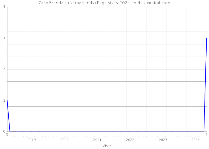 Zeev Brandeis (Netherlands) Page visits 2024 