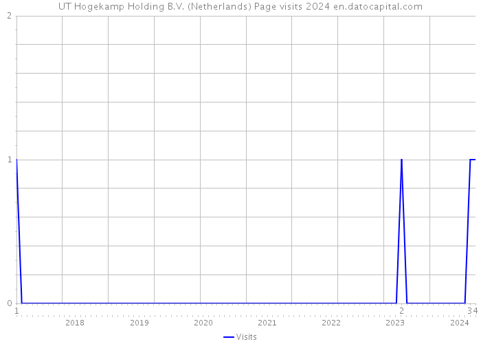 UT Hogekamp Holding B.V. (Netherlands) Page visits 2024 