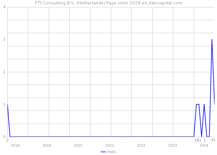 FTI Consulting B.V. (Netherlands) Page visits 2024 