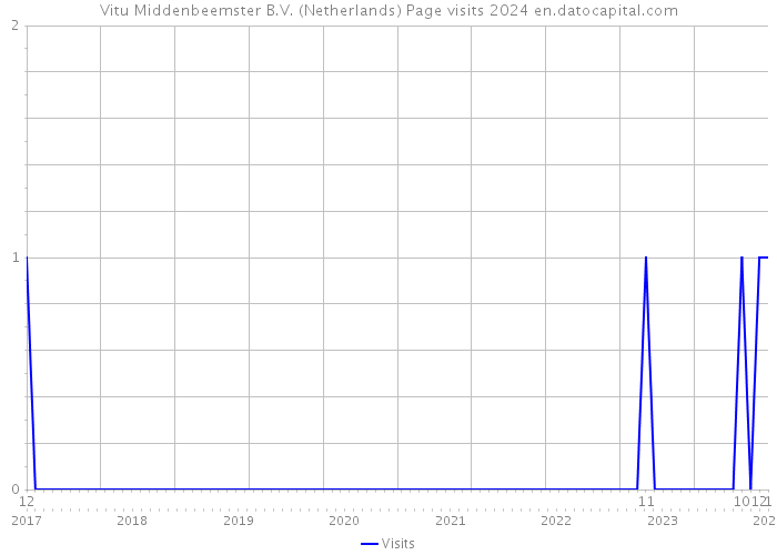 Vitu Middenbeemster B.V. (Netherlands) Page visits 2024 