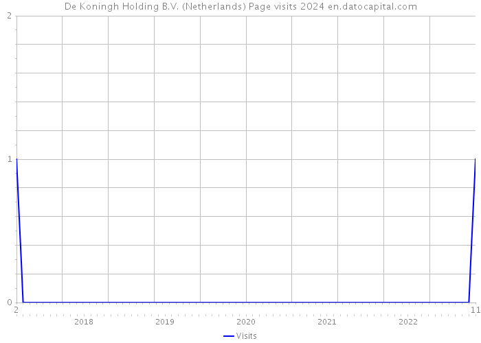 De Koningh Holding B.V. (Netherlands) Page visits 2024 