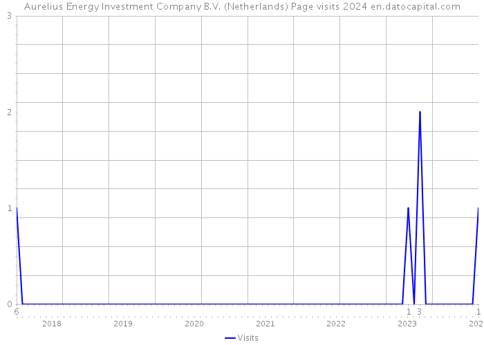 Aurelius Energy Investment Company B.V. (Netherlands) Page visits 2024 