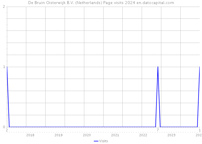 De Bruin Oisterwijk B.V. (Netherlands) Page visits 2024 
