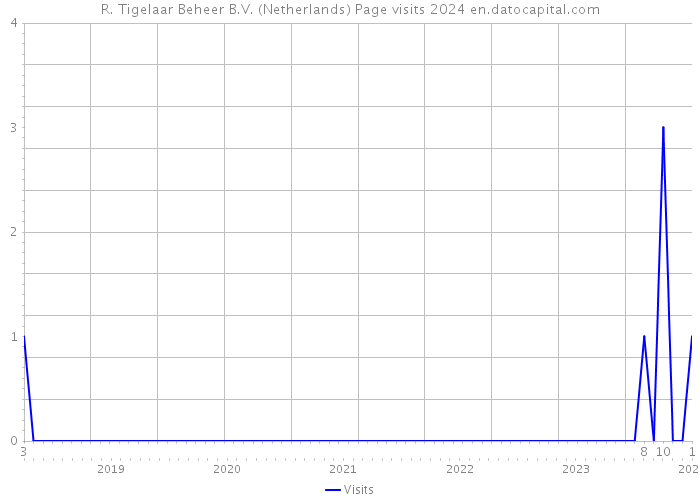 R. Tigelaar Beheer B.V. (Netherlands) Page visits 2024 
