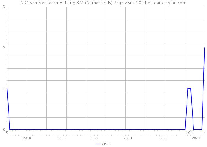 N.C. van Meekeren Holding B.V. (Netherlands) Page visits 2024 