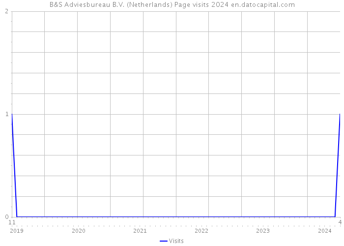 B&S Adviesbureau B.V. (Netherlands) Page visits 2024 