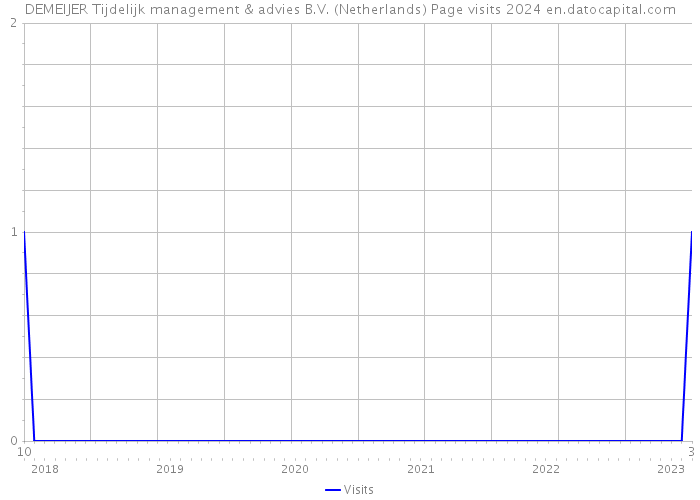 DEMEIJER Tijdelijk management & advies B.V. (Netherlands) Page visits 2024 