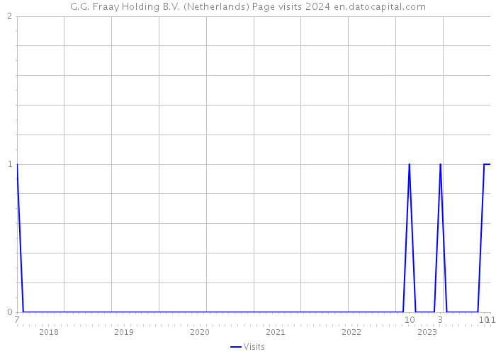 G.G. Fraay Holding B.V. (Netherlands) Page visits 2024 