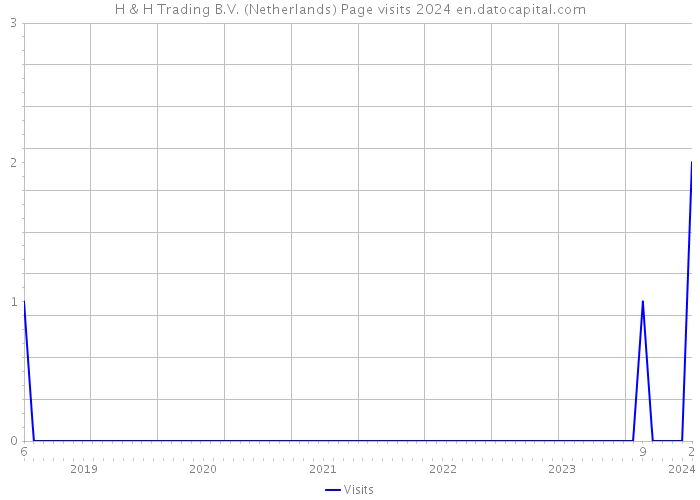 H & H Trading B.V. (Netherlands) Page visits 2024 