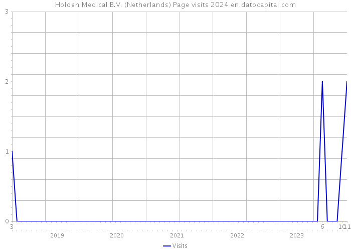 Holden Medical B.V. (Netherlands) Page visits 2024 