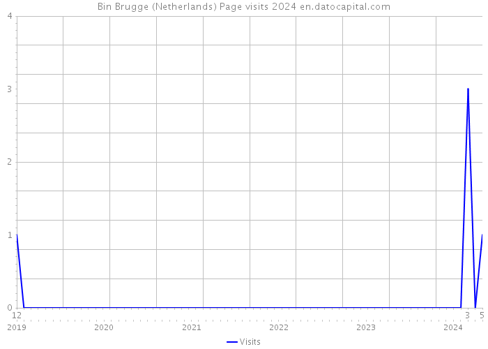 Bin Brugge (Netherlands) Page visits 2024 