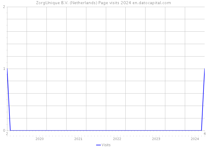 ZorgUnique B.V. (Netherlands) Page visits 2024 