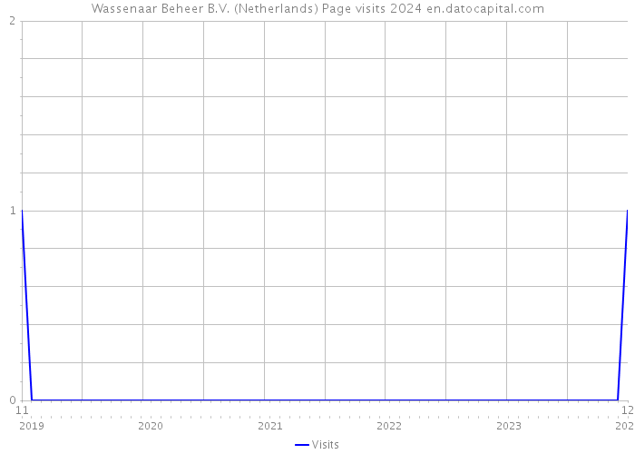 Wassenaar Beheer B.V. (Netherlands) Page visits 2024 