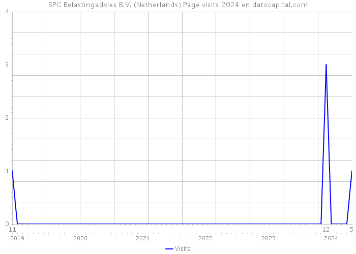 SPC Belastingadvies B.V. (Netherlands) Page visits 2024 