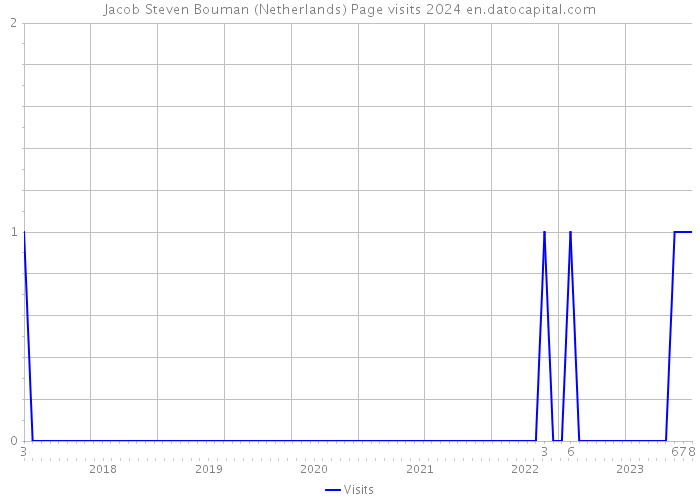 Jacob Steven Bouman (Netherlands) Page visits 2024 