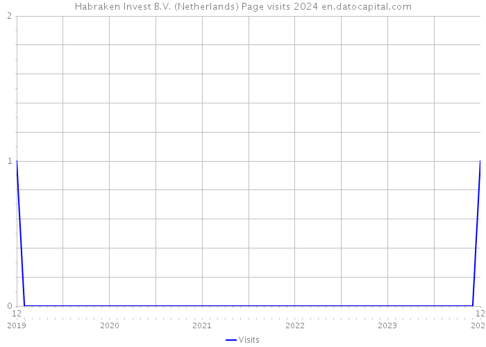 Habraken Invest B.V. (Netherlands) Page visits 2024 