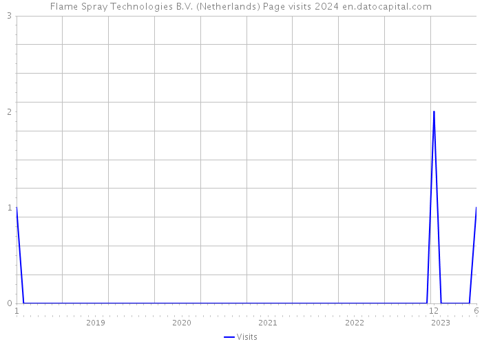Flame Spray Technologies B.V. (Netherlands) Page visits 2024 