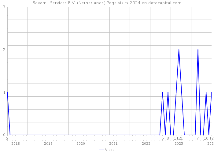 Bovemij Services B.V. (Netherlands) Page visits 2024 