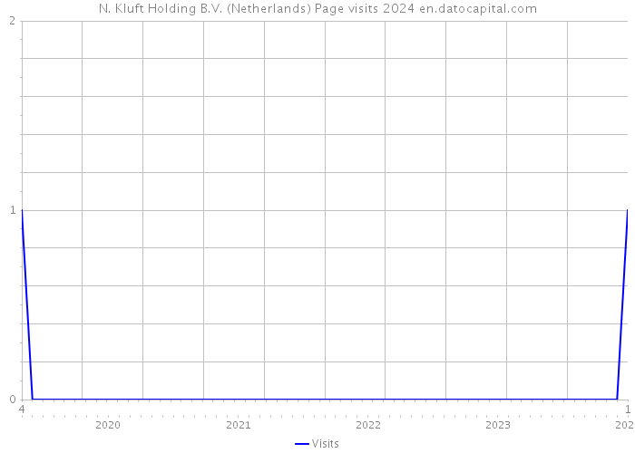 N. Kluft Holding B.V. (Netherlands) Page visits 2024 
