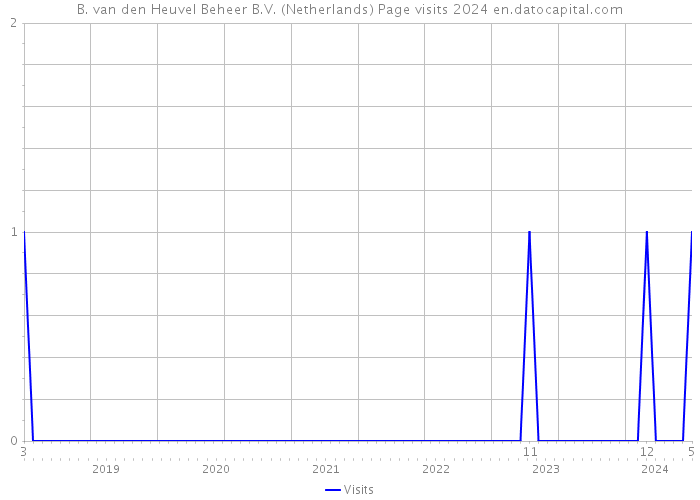B. van den Heuvel Beheer B.V. (Netherlands) Page visits 2024 