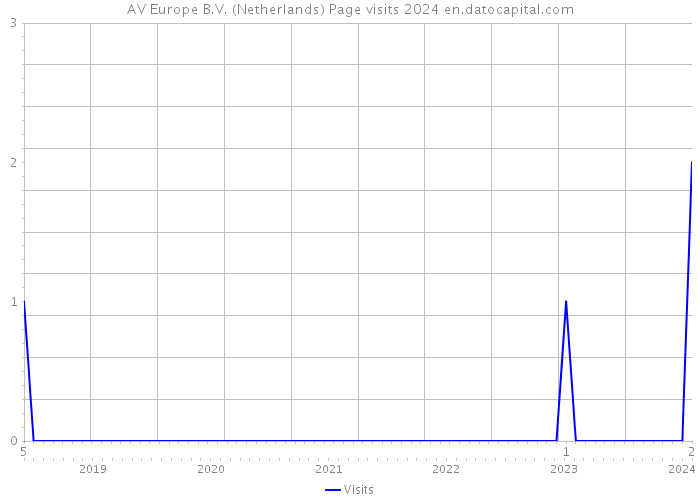 AV Europe B.V. (Netherlands) Page visits 2024 