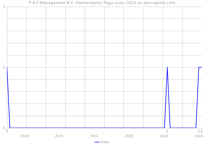 P & P Management B.V. (Netherlands) Page visits 2024 