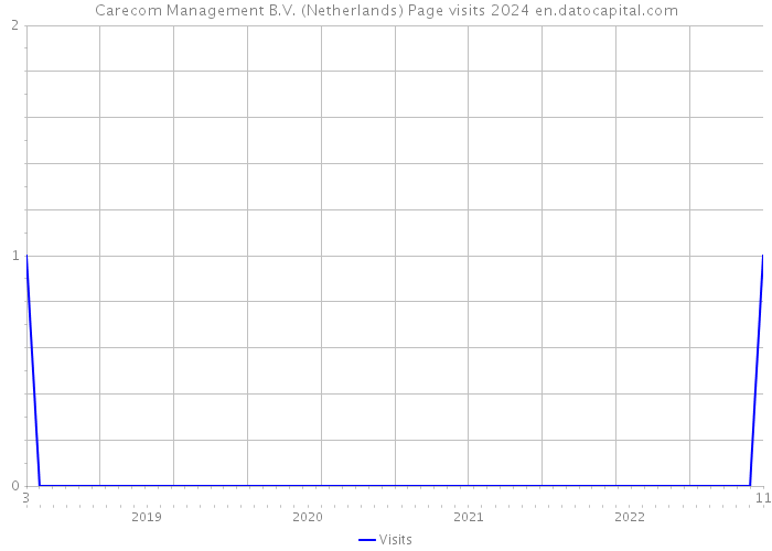 Carecom Management B.V. (Netherlands) Page visits 2024 