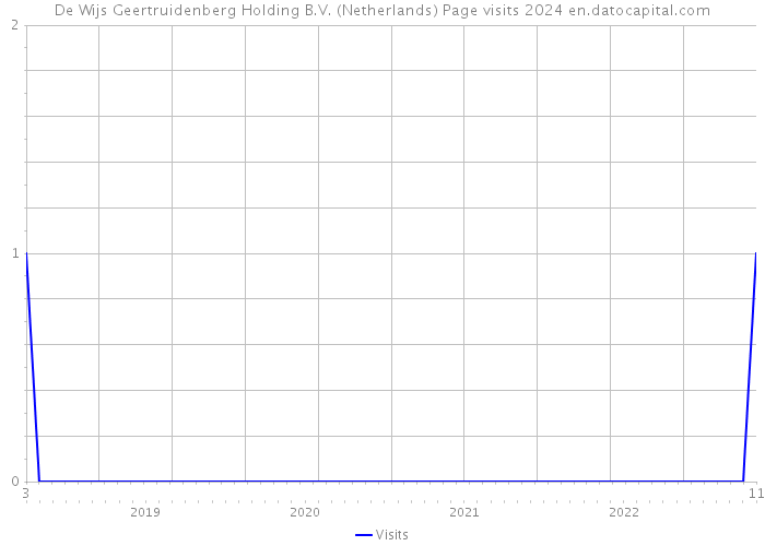 De Wijs Geertruidenberg Holding B.V. (Netherlands) Page visits 2024 