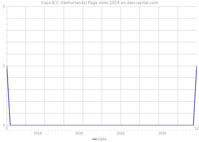 Kape B.V. (Netherlands) Page visits 2024 