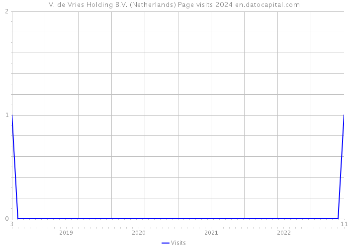 V. de Vries Holding B.V. (Netherlands) Page visits 2024 
