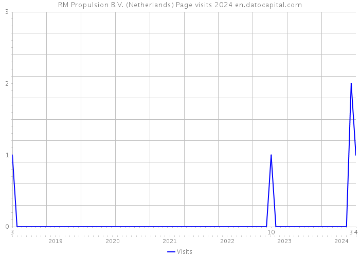 RM Propulsion B.V. (Netherlands) Page visits 2024 