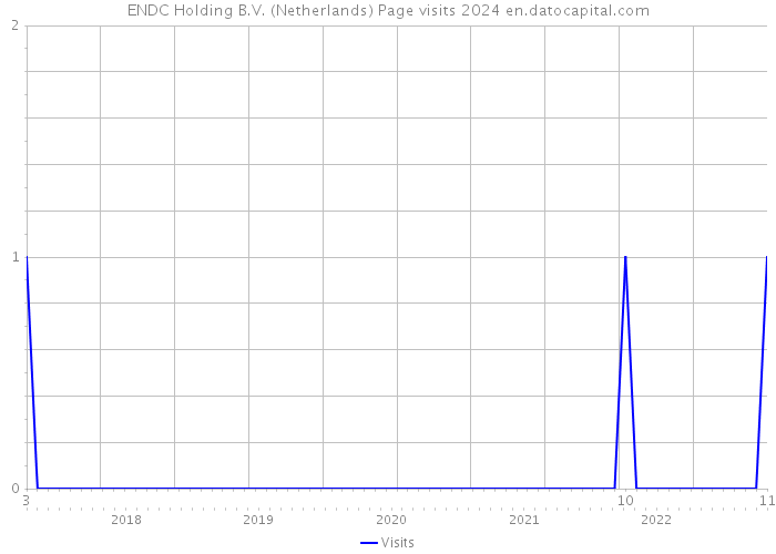 ENDC Holding B.V. (Netherlands) Page visits 2024 