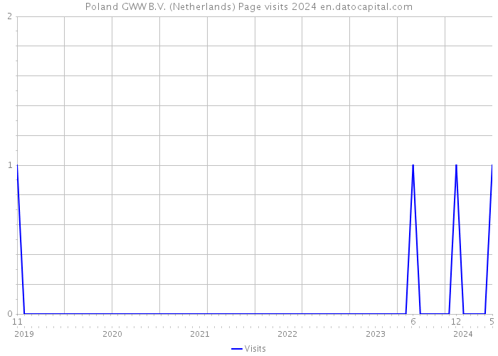 Poland GWW B.V. (Netherlands) Page visits 2024 