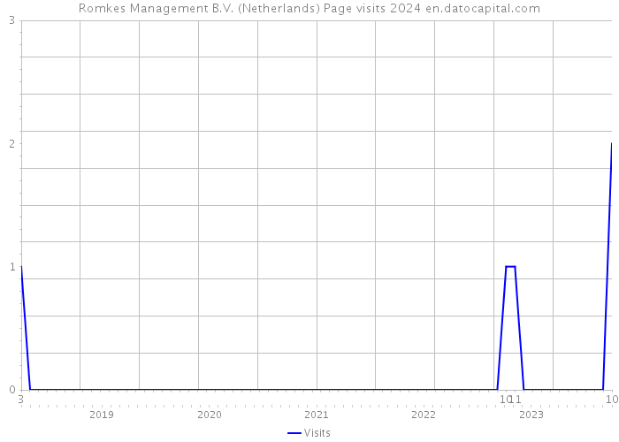 Romkes Management B.V. (Netherlands) Page visits 2024 