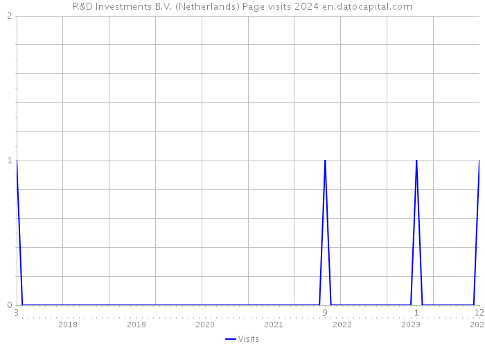 R&D Investments B.V. (Netherlands) Page visits 2024 