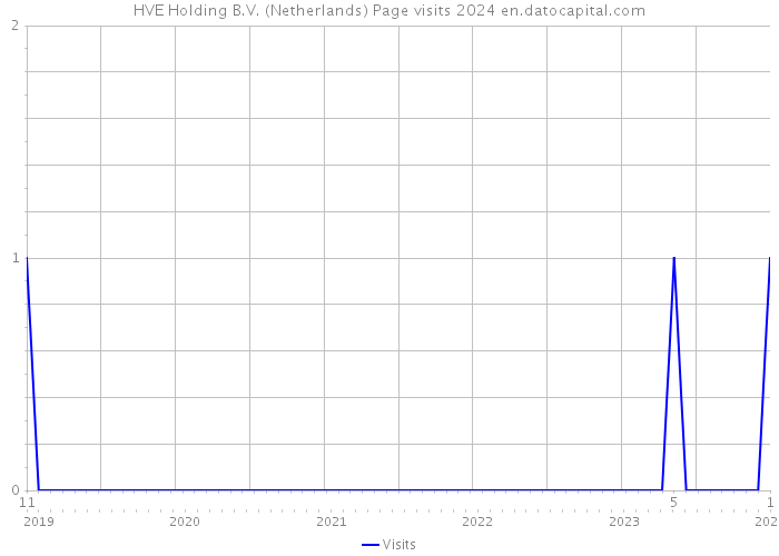 HVE Holding B.V. (Netherlands) Page visits 2024 