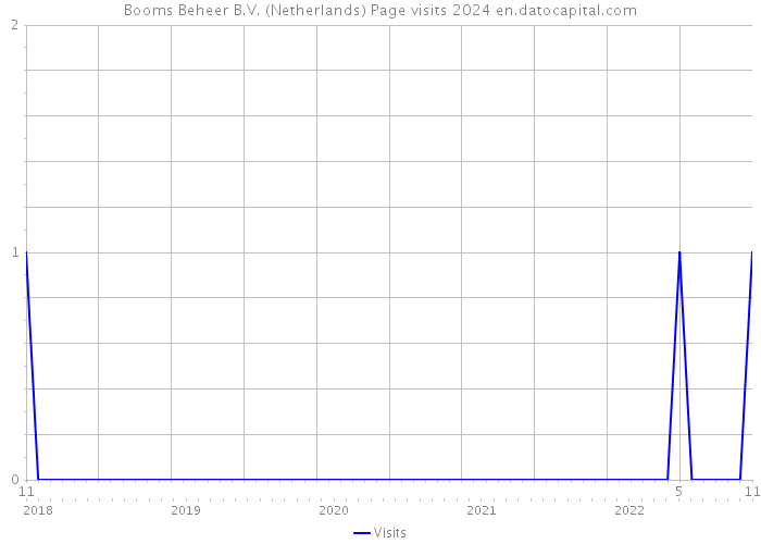 Booms Beheer B.V. (Netherlands) Page visits 2024 