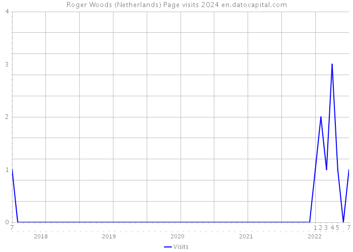 Roger Woods (Netherlands) Page visits 2024 