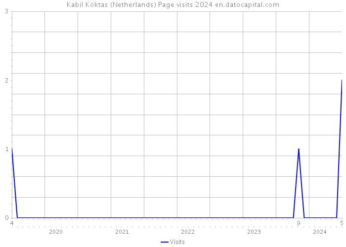 Kabil Köktas (Netherlands) Page visits 2024 