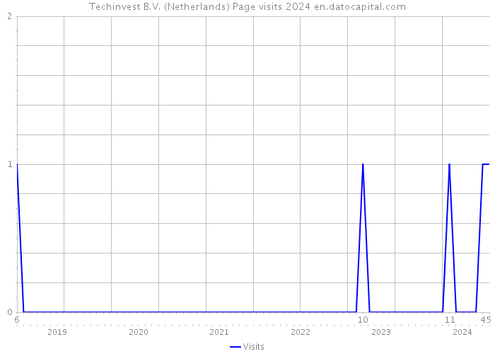 Techinvest B.V. (Netherlands) Page visits 2024 
