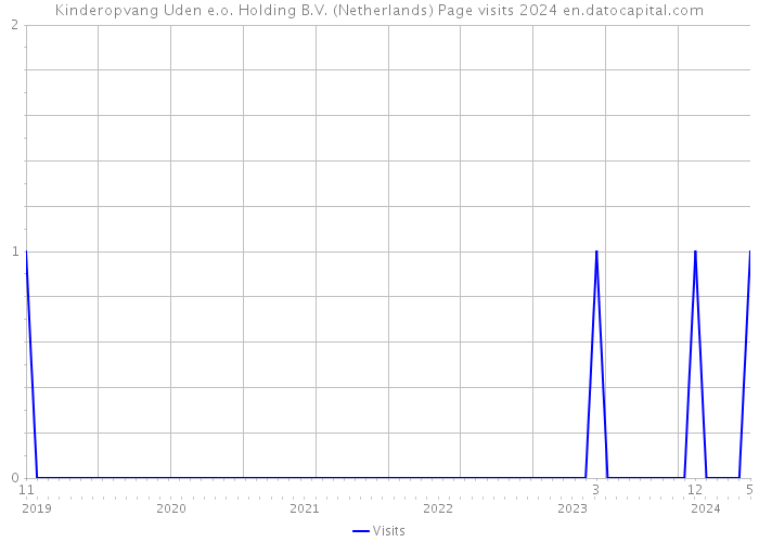 Kinderopvang Uden e.o. Holding B.V. (Netherlands) Page visits 2024 