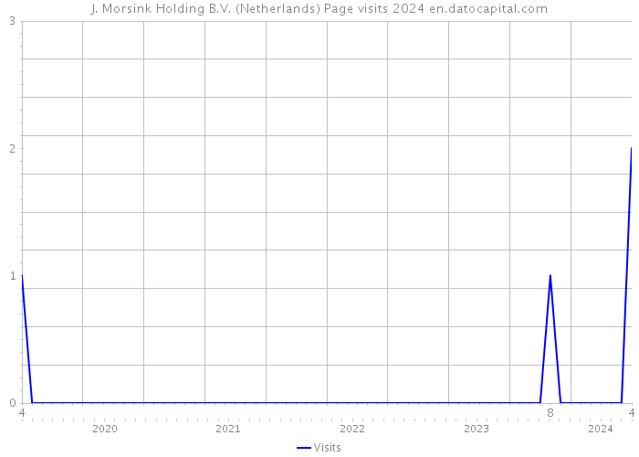 J. Morsink Holding B.V. (Netherlands) Page visits 2024 