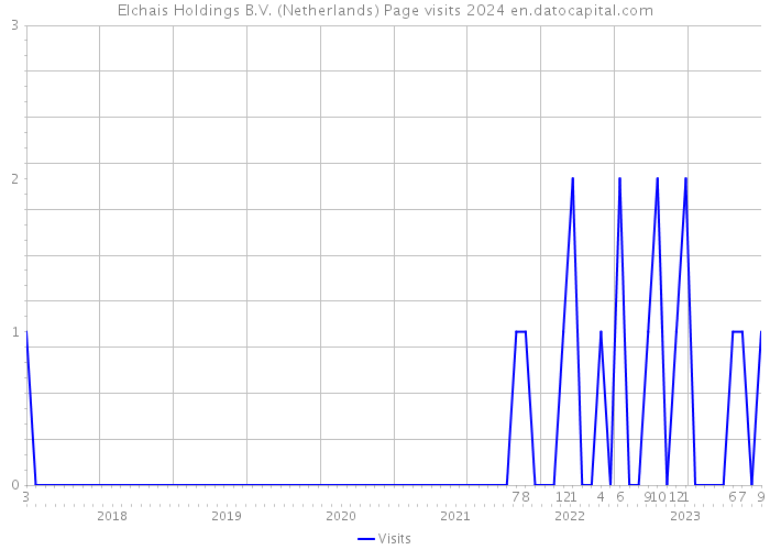 Elchais Holdings B.V. (Netherlands) Page visits 2024 