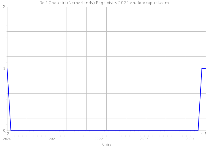 Raif Choueiri (Netherlands) Page visits 2024 