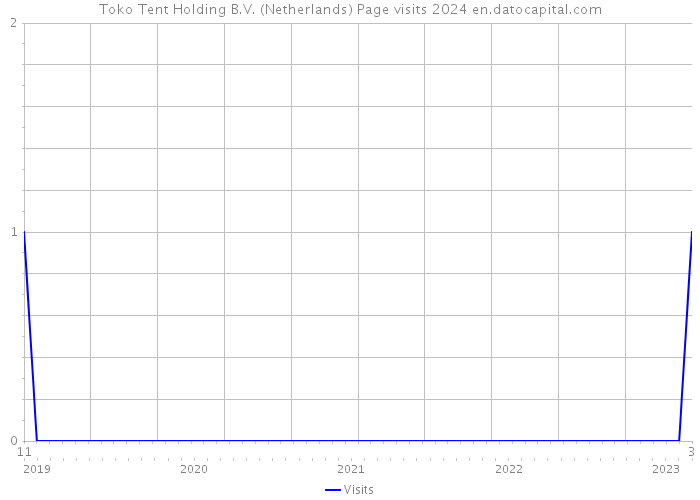 Toko Tent Holding B.V. (Netherlands) Page visits 2024 