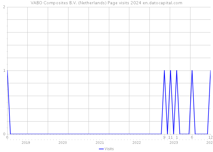 VABO Composites B.V. (Netherlands) Page visits 2024 